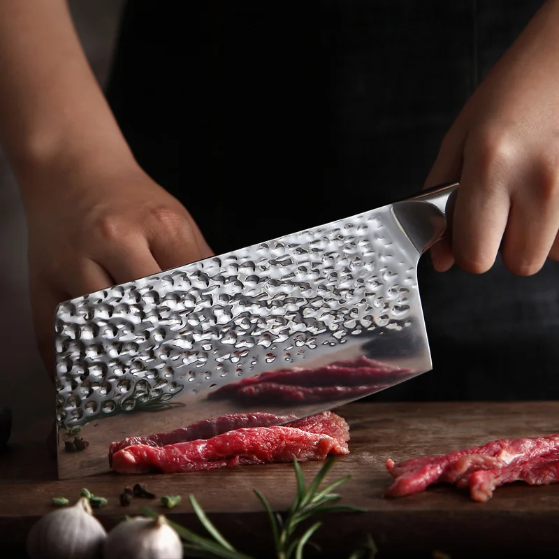 6 5 &quotкованый китайский мясной нож шеф повара овощи рыба ломтик Кливер кухонный