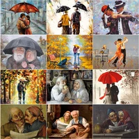 5d diamond painting old couple tango dancing street view full drill embroidery cross stitch mosaic kit handmade home decor gifts