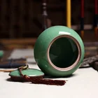 Классическая однотонная банка для чая, фарфоровая банка, банки для хранения, керамическая чайная коробка, кухонная Герметичная Бутылка для хранения, домашний декор, художественные подарки