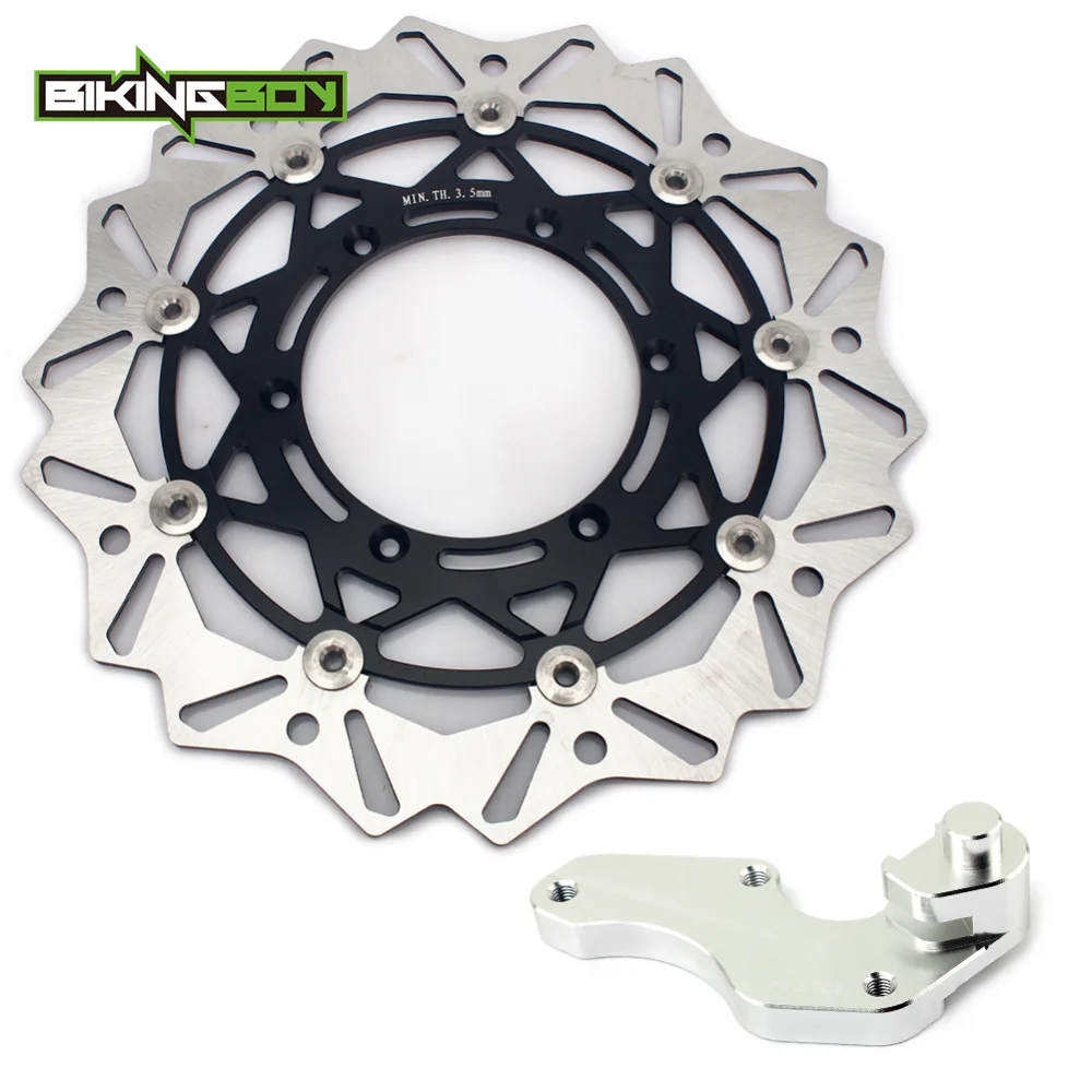 Фото Передний тормозной диск для ротора BIKINGBOY DRZ 400 E 00-08 01 DR-Z 400 S 00-09 RM125 96-09 RM250 96-12 SV 125 SM 05 06 320 мм №3