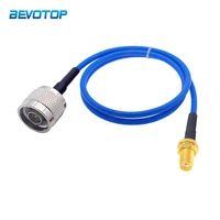 15cm 20m blue jacket rg402 sma female to n male plug connector rg 402 semi flexible 50ohm high frequency coaxial cable