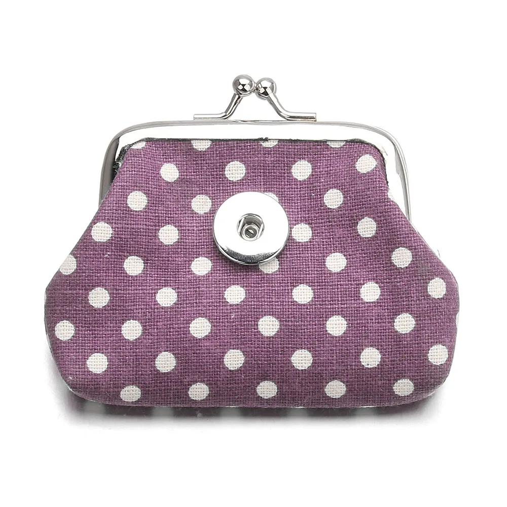 Винтажная сумка с защелкой 4 цвета 18 мм ювелирное изделие пуговицами кошелек для