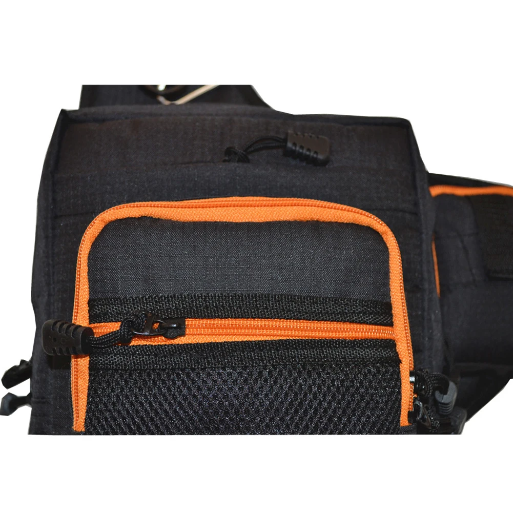 Crossbody Fishing Bag Adjustable Sports Compartment Durable Anti Tear Lure Pack Wear Resistance Waterproof Outdoor Waist Storage | Спорт и