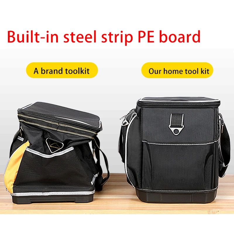 

OUDISI Multi-Function Tool Bag STRONG Oxford Cloth Electrician Bag, Multi-Pocket Waterproof Fall Proof electrician Bag