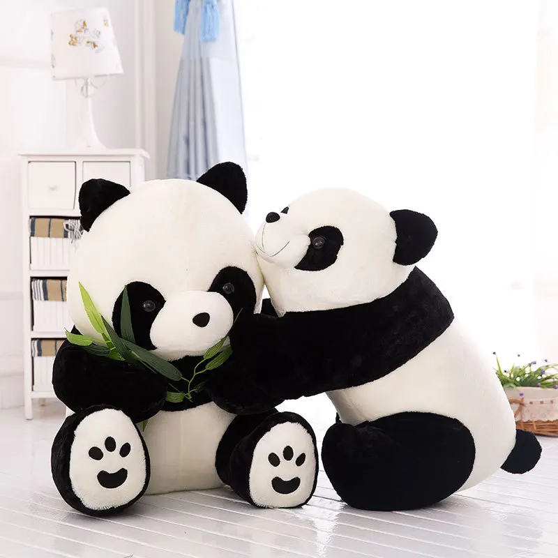 

Zqswkl 28-70cm bamboo panda doll kawaii plushes toy large animals stuffed toys cute soft children's toys pillows decor home