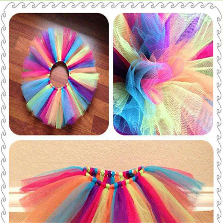 25 ярдов/рулон тюля 15 см детского дня рождения с юбкой-пачкой Для детских