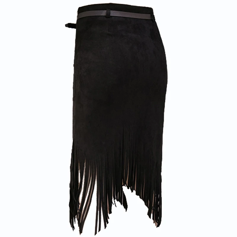 Женская замшевая юбка-трапеция MWSFH облегающая Асимметричный карандаш с высокой