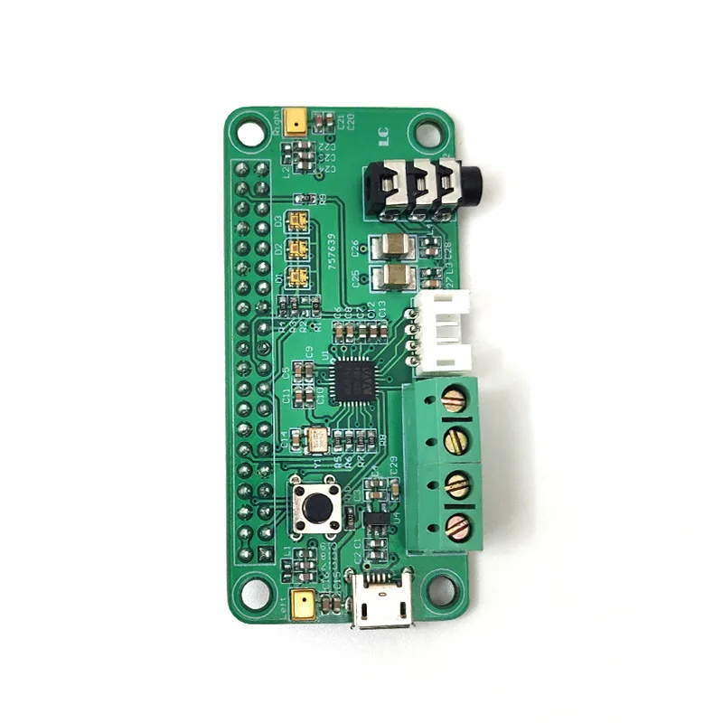 AMS-WM8960 hi-fi звук шляпа &quotкарта&quot для Raspberry Pi стерео кодек воспроизведение/запись I2S