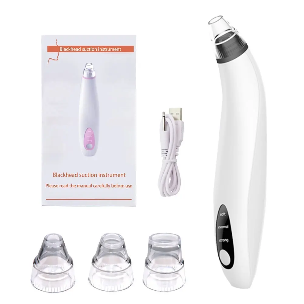 

Blackhead Remover Facial Electric Acne Cleaner Black Vacuum Suction Acne Black Head Remover Tool Pimple Sucker Acne Extractor