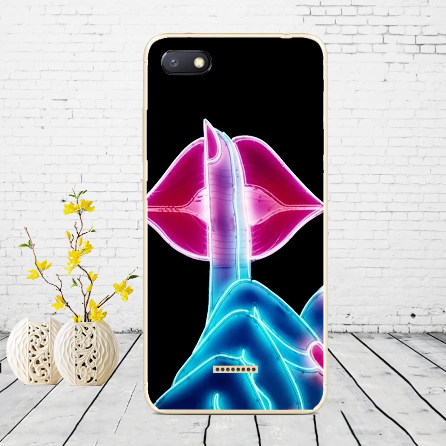 B41 Силиконовый чехол для xiaomi redmi 6a защитный чехол Мягкий ТПУ чехол для телефона Чехлы для xiaomi redmi 6A чехол бампер 6a Coque - Цвет: B41