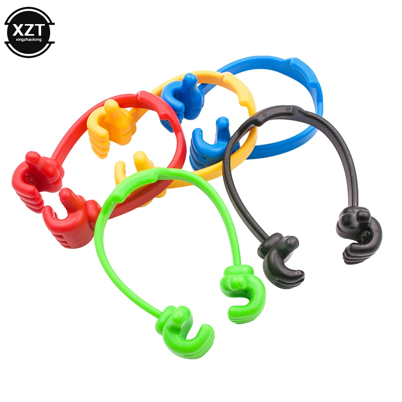 Подставка для телефона планшета цветная Регулируемая подставка большого пальца