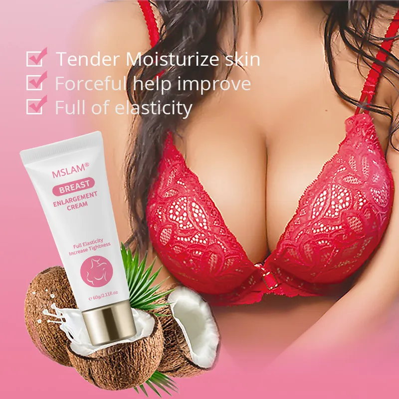 

MSLAM Breast Enlargement Cream Effective Full Elasticity Breast Enhancer Increase Tightness Big Bust Breast Care Cream 60g