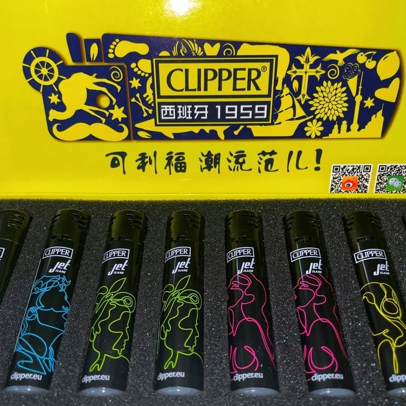 

Grinding Wheel Original Clipper Gasoline Nylon Torch Free Fire Pocket Refillable Gas Lighter Use For Collection And Gift