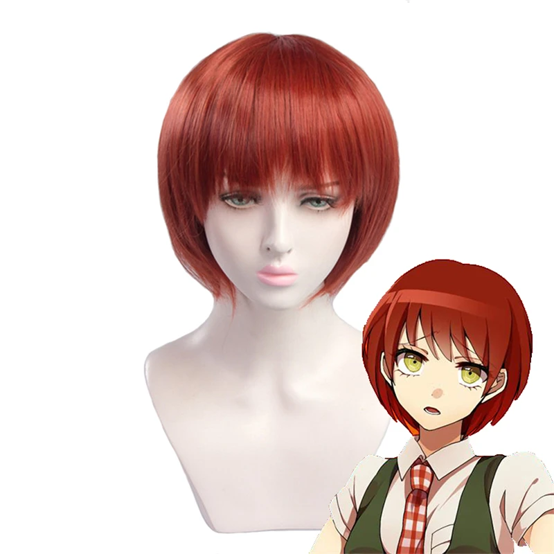 Игра Danganronpa Коидзуми Mahiru Косплэй парики прямые Синтетический термостойкий парик