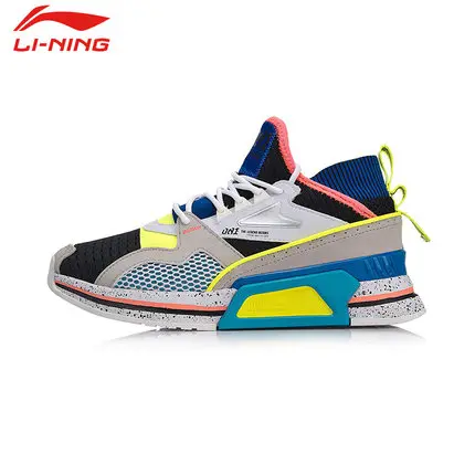 Li-Ning/Мужская классическая прогулочная обувь 001; дышащая обувь в стиле ретро; спортивная обувь с подкладкой; кроссовки; AGLP007 SJFM19 - Цвет: AGLP007-3H