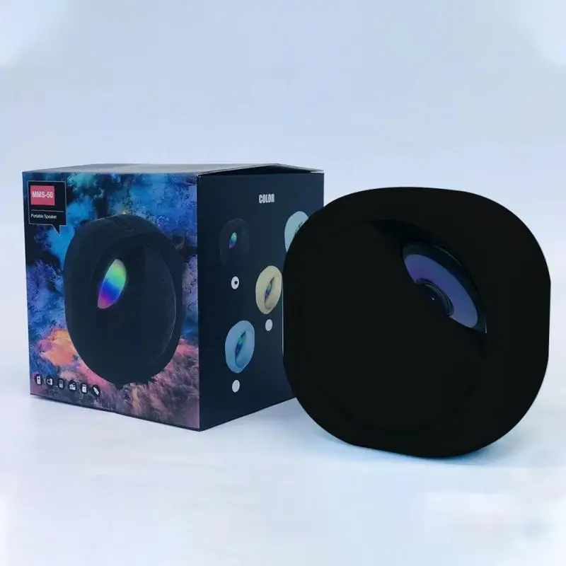 

Mini Universal Bluetooth-compatible Speaker Portable MS-50 Macaron Wireless Hands-Free Speaker for Phone PC Car Loudspeaker