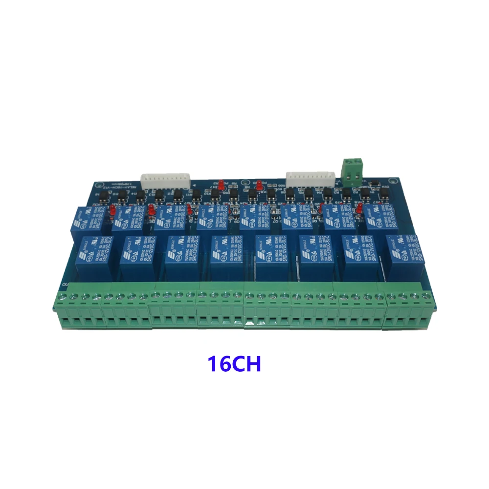 Оптовая продажа 16-канальный релейный переключатель контроллер dmx512 выход