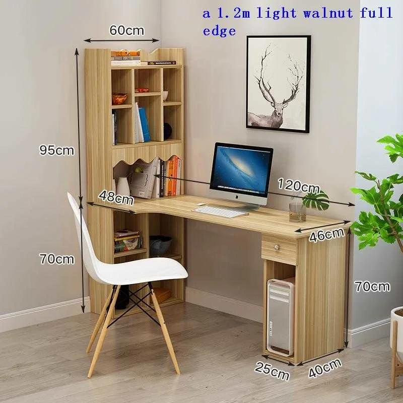 

Стоечный столик для офиса, маленький письменный стол для детей, прикроватный столик для ноутбука с книжной полкой