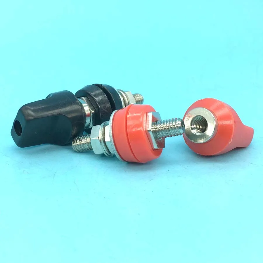 

2 шт., медные клеммы для штекера типа «банан», 50 А, 4 мм