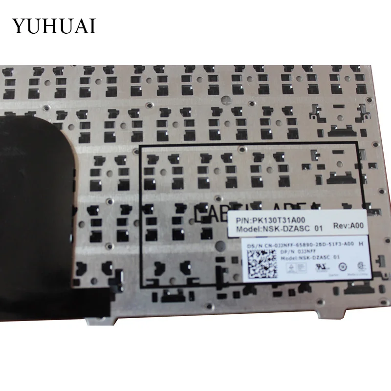 New keyboard for Dell Inspiron 17R 3721 5721 3737 5737 N3721 N5721 M731R 5735 Laptop Keyboard US Frame |