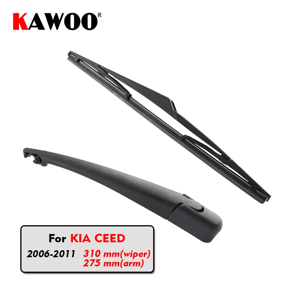 

KAWOO Car Rear Wiper Blade Blades Back Window Wipers Arm For KIA CEED Hatchback (2006-2011) 310mm Auto Windscreen Blade