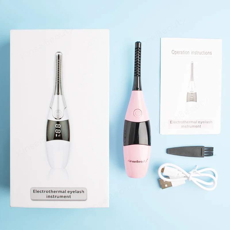 

Electric Eyelash Curler USB Rechargeable 10S Electric Heated Eyelash Long-Lasting Electric Ironing 4-Speed Eyelash Curler Device