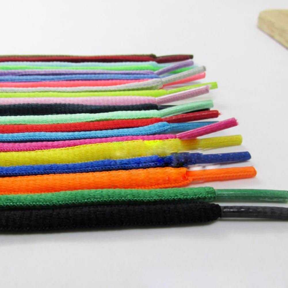 

1 Pair 130cm High Quality Oval Athletic Shoelaces Sport Boots Shoe Laces Strings Solid Color Unisex Sneakers Rope Accessories