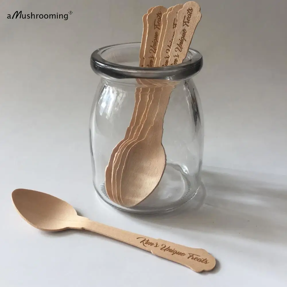 Монограммные стандартные плоские деревянные палочки для леденцов свадьбы дня