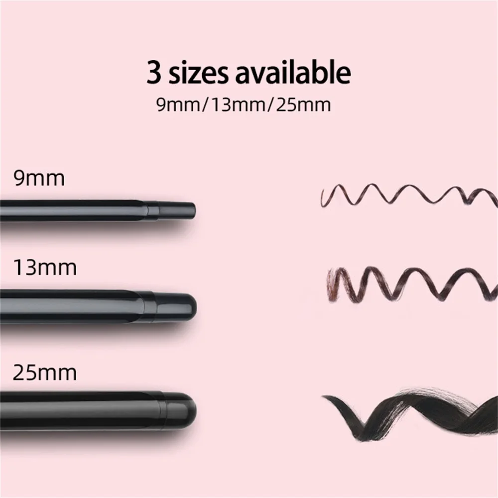 

LCD Digital Display Ceramic Professional Hair Curler Curling Iron Hair Waver Salon Styling Electric Crimping Hair Iron Hair Tool