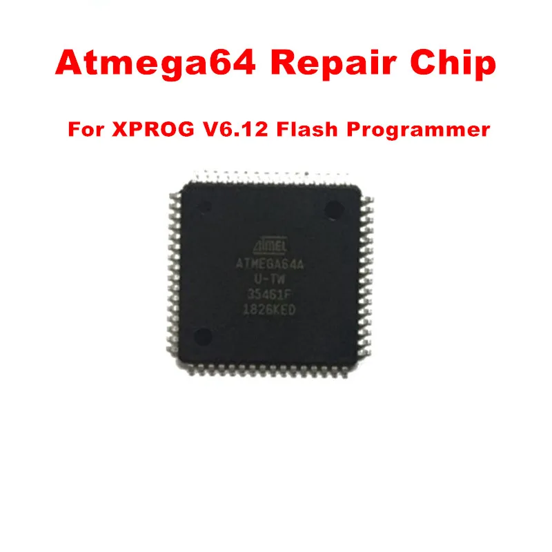 XPROG-M V6.26 V6.12/V6.17 V5.55 V5.86 флэш-Процессор Atmega64A ремонтный чип для программатор