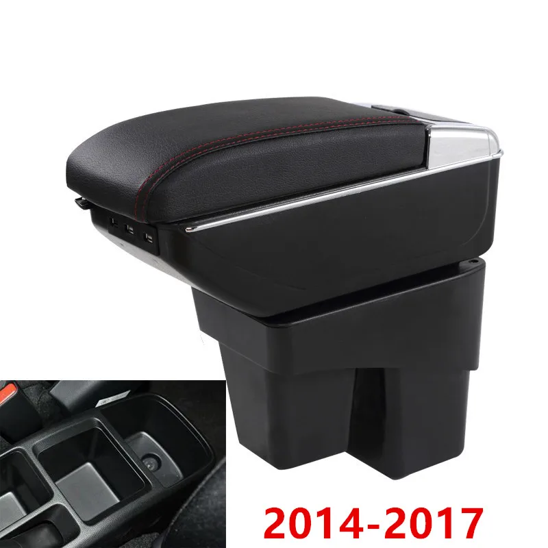 Подлокотник для Honda Fit Jazz 2014 2015 2016 2017 2018 центральный подлокотник ящик хранения