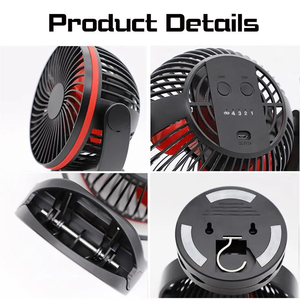 

2020 New Portable Handheld Small Fan Clip USB Charging Desktop Mini Desktop Hang Air Conditioner for Desk Car Table Home Summer