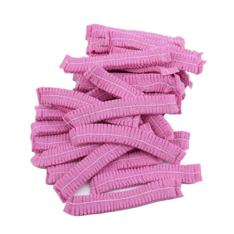 

1 Set Disposable Shower Caps Hat Clear Spa Hair Salon Hotel One-Off Bathing Elastic Shower Cap Bathroom Products Bath Caps