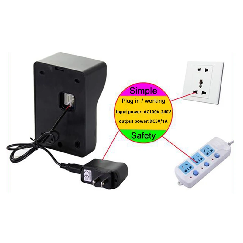 Видеодомофон умный беспроводной дверной звонок с Wi-Fi для безопасности домашний