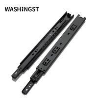 washingst furniture hardware 35mm wide three section fully extended ball bearing drawer slide