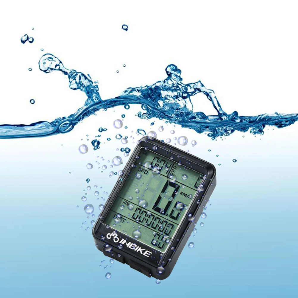 

Bike Cycling Speedometer Stopwatch Odometer Wireless Waterproof Bicycle Portable Waterproof Cycling Elements for INBIKE