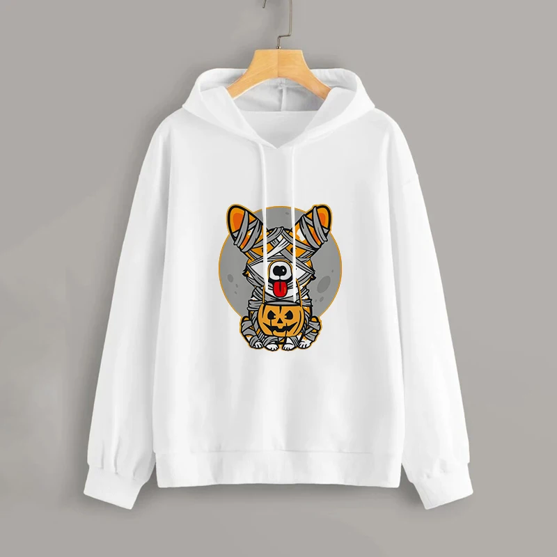 Женская толстовка с капюшоном и принтом в стиле Харадзюку | одежда