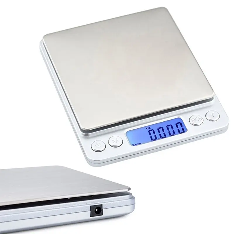 

Precision Digital Scales 500/0.01g 3000g/0.1g LCD Portable Electronic Pocket Case Postal Kitchen Jewelry Weight Balance Scale