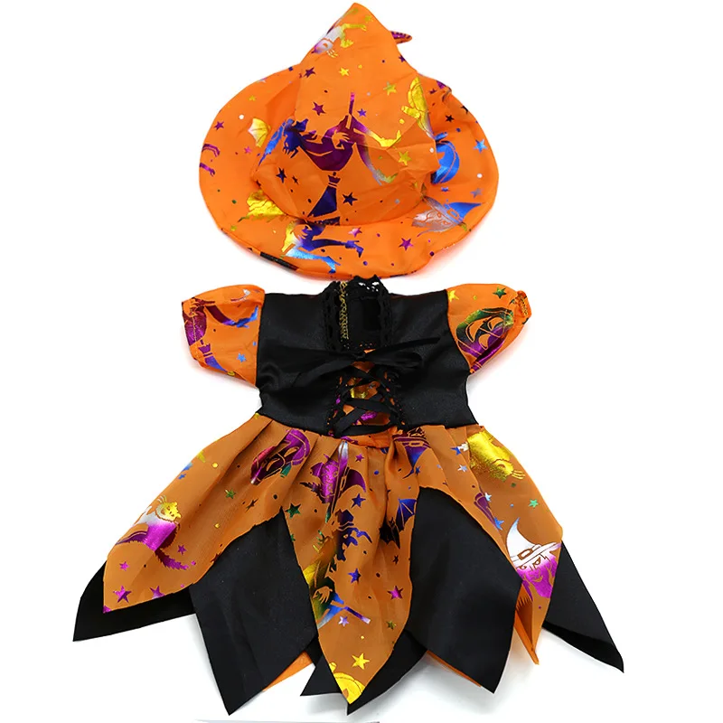 Одежда для маленьких кукол милое платье ведьмы на Хэллоуин подходит детей 43 см