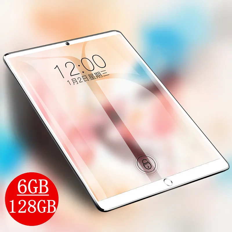 

10.1 Inch IPS 1280*800 Tablet 3G 4G LTE Dual SIM Card Tablet PC Octa Core 6GB RAM 128GB ROM Tablets Android 9.0 Bluetooth GPS