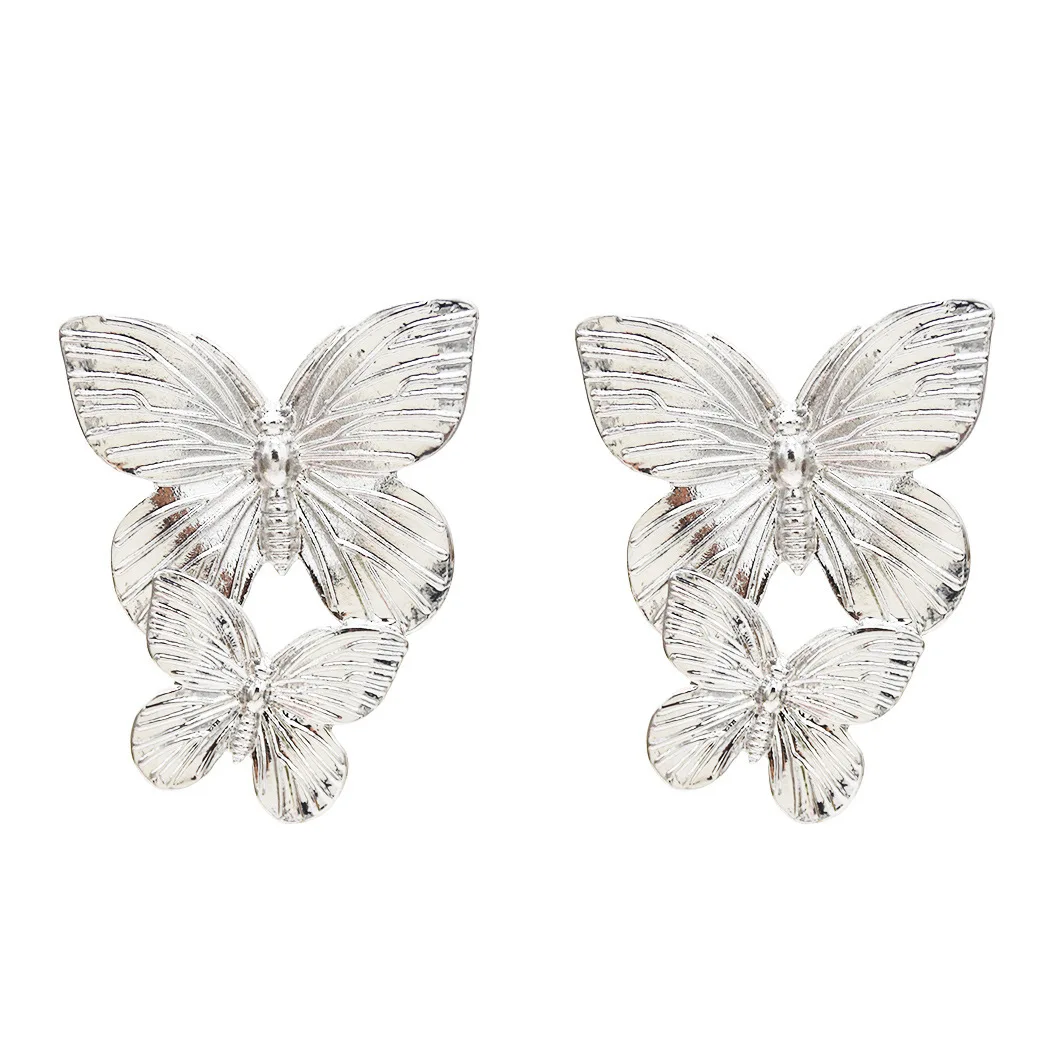 

60pcs/ lote VOVT Fashion Cute Triangle Stud Earrings for Women Black Stainless Steel Earrings Punk Multi Ear Piercing Jewelry