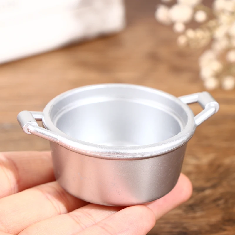 

1Pc 1/12 1/6 Dollhouse Miniature Simulation Pot Dolls Kitchen Accessories
