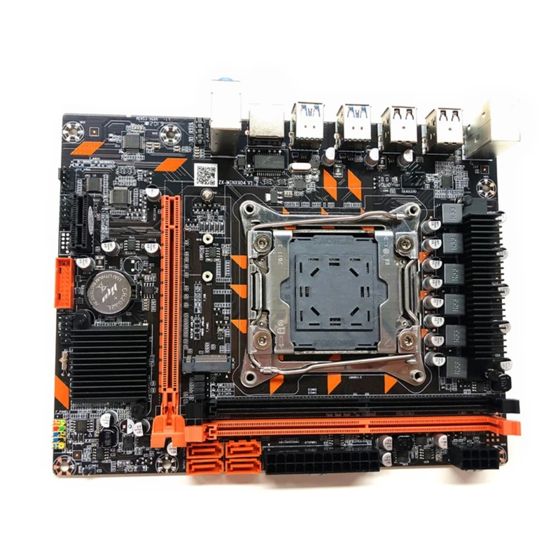 6.69x8.27inches 100% Brand New X99 Motherboard LGA2011-3 Pin Processor Computer Motherboard DDR4 Memory E5 2678 2690V CPU 77UB