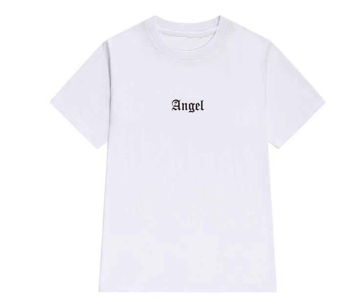 Женская футболка в стиле Харадзюку Готическая Винтажная из хлопка с короткими