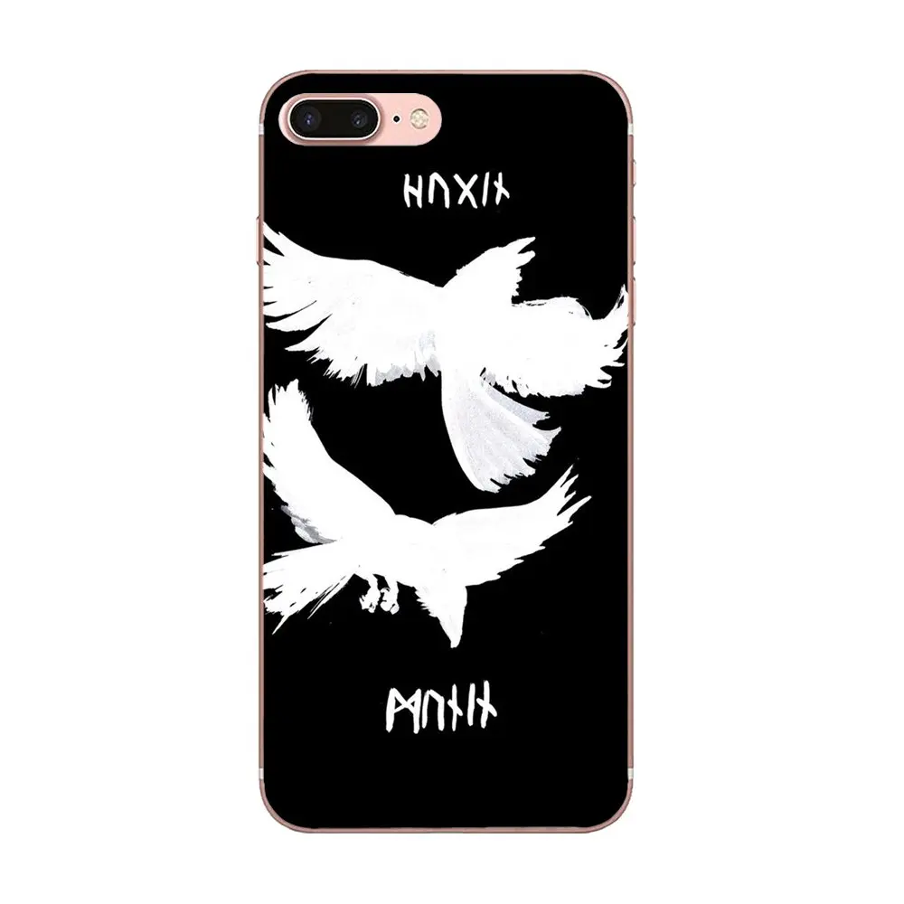Викинг один скандинавской Huginn и Muninn для Galaxy Alpha Core Note 2 3 4 S2 A10 A20 A20E A30 A40 A50 A60 A70 M10 M20 M30
