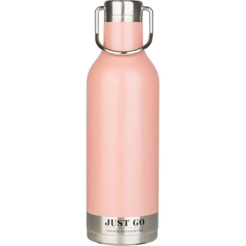 

Retro Vacuum Flask Male And Female Students Stainless Steel Handy Cup Korean Version Of Fresh And Simple Harajuku Water Bottle