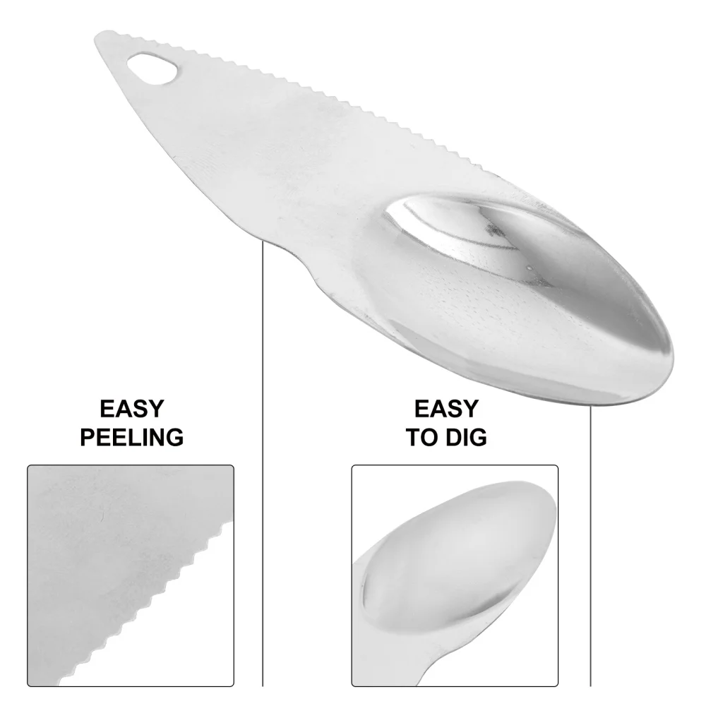 Ложка для пилинга стальное лезвие резки киви 12 шт. | Дом и сад