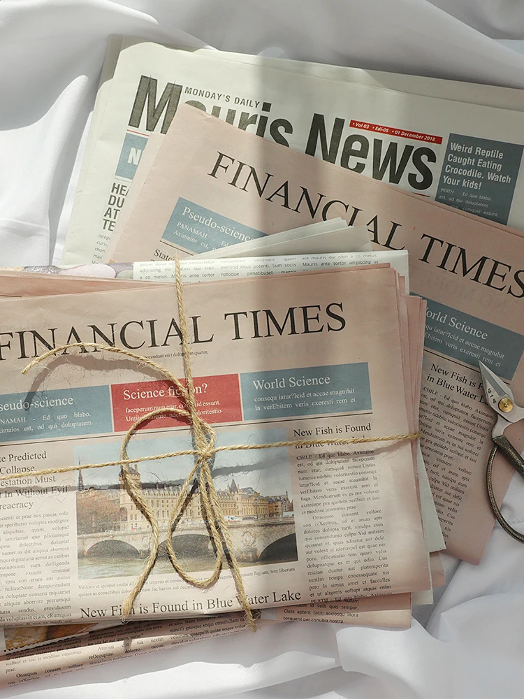 INS-стиль ретро старая английская газета Реквизит фотография фото студийные
