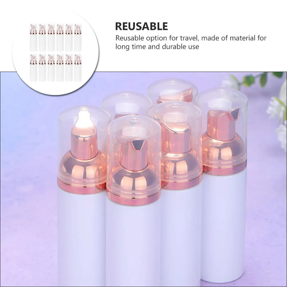 

12Pcs 30ml Dispenser Bottles Pump Dispenser Travel Facial Cleanser Bottles