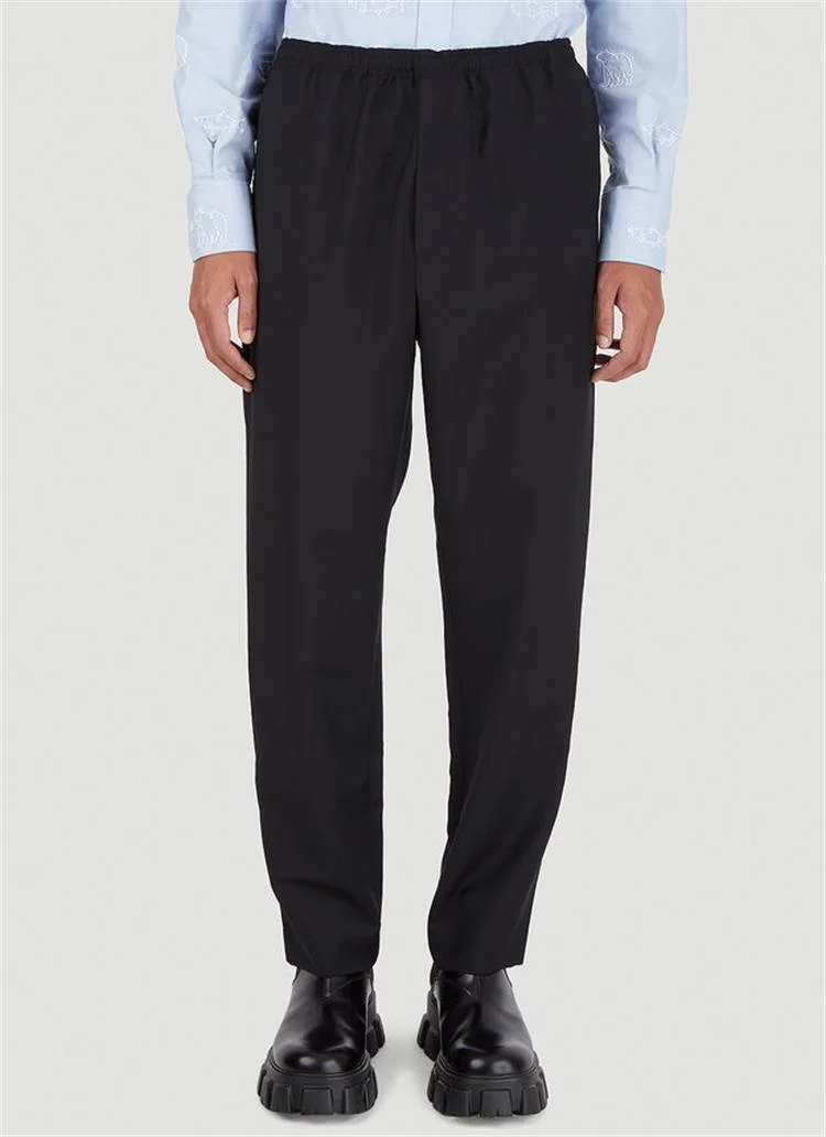 

Black Loose Men's Casual Pants New Korean Large Size Fashion Trend Simple And Versatile Handsome Straight Casual Pants